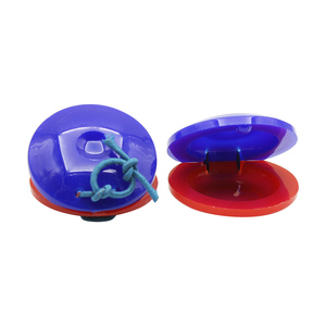 2 uds castañuelas de dedo instrumento de percusión-juguete Musical para niños pequeños educación Musical temprana, ABS no tóxico - Product Image 3