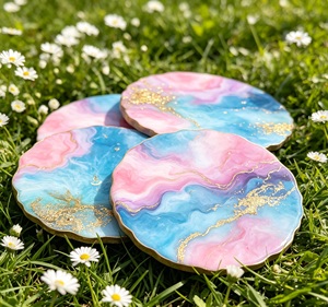 Highly Concentrated Alcohol Ink Set for Epoxy Resin 30 Colors Vibrant Liquid Dye for DIY Art Jewelry - Product Image 4