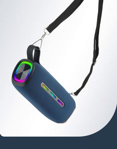 Cyboris 0227, haut-parleur sans fil portable neuf, lumière RGB, étanche IPX6, caisson de basses profond, avec poignée, carte TF, TWS, Aux - Product Image 4