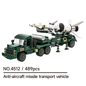 วังเก้ 4510-4513 รถถังฮัมเมอร์ ยุคสงครามโลกครั้งที่ 2 รถบรรทุกติดตั้งขีปนาวุธ รถบรรทุก รถจรวด โมเดลรถยนต์ MOC ชุดตัวต่อเสริมทักษะ ของเล่นตัวต่อ ขายส่ง - Product Image 4