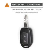 Nouvelle coque de protection en silicone pour porte-clés Renault Clio Modus Clio Dacia Sandero Logan Duster Dokker 2021 2020 2019 Accessoires