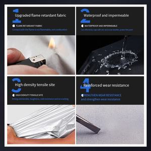 EW energy-ropa de coche 210d xford, cubierta de tela antipolvo, protector solar impermeable, lluvia y aislamiento térmico recubierto de plata - Product Image 4