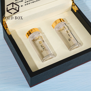 <span class=keywords><strong>Goldbox</strong></span> Hochwertige PU-Leder Verpackungsbox für die Gesundheitsnahrungsindustrie für Safran und Andere Gesundheitsgeschenkverpackungen - Product Image 4