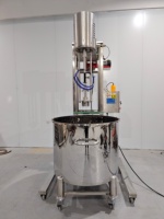 Mélangeur émulsifiant mobile en acier inoxydable Jinfeng, homogénéisateur électrique à levage, machine de mélange à cisaillement élevé