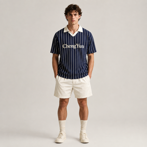 Camiseta de Fútbol Francesa, Camiseta de Fútbol Elegante Estilo Náutico, Camiseta de Fútbol Personalizada - Product Image 1