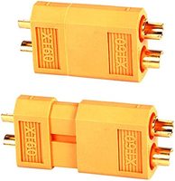 Connecteur de chargeur de batterie Li-ion Vapcell OEM XT30 XT60 XT90 XT60H en cuivre nickelé/plaqué or avec câble en ruban PET Kapton pour batterie 18650