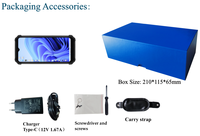 Nuevo Dispositivo Robusto 2026 con Pantalla de 6.5 Pulgadas, CPU Intel N150, 16GB+512GB RAM, 4G LTE/WiFi6/NFC/GPS, Resistente al Agua IP65, Lector de Códigos de Barras 1D/2D Opcional