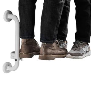 Folding <b>Bathroom</b> Seat Wall Mounted Non Slip Shower <b>Stool</b> With Handrails <b>For</b> Elderly And Disabled 120 Kg Capacity - Product Image 4