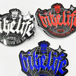 Biểu Tượng Tùy Chỉnh Vinyl In Dán Dính Bao Bì Nhãn Trang Trí Chết Cắt Cứng Dán Ánh Sáng Phim Tùy Chỉnh Màu Sắc Nụ Hôn Cắt - Product Image 2