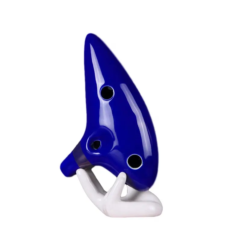 12 Holes Bos Gefluister Ocarina Klassiek Stro Vuur Meesterwerk Verzamelbare Alt C Keramische Ocarina Muziekinstrument Cadeau Idee Fluit