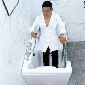 <span class=keywords><strong>Vasca</strong></span> da Bagno in Acrilico Sunrans per Anziani, Senza Barriere, per Piccoli Appartamenti, <span class=keywords><strong>con</strong></span> Porta Laterale, Tipo Seduta, Antiscivolo, Intelligente - Product Image 2