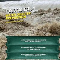 Sacs de sable sans sable, légers et robustes en toile, pour zone résidentielle, sans besoin de sable, revêtement imperméable pour entrée de sous-sol
