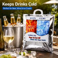 Sac isotherme multifonctionnel léger et tendance, personnalisé, imperméable et anti-fuite, pour fruits de mer