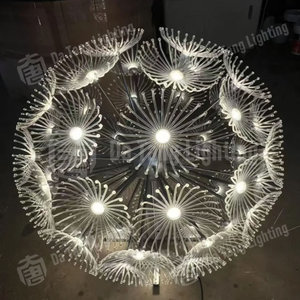 Lámpara Escultura LED de Diente de León para Lugares Escénicos y Vistas Nocturnas Fotográficas - Product Image 5