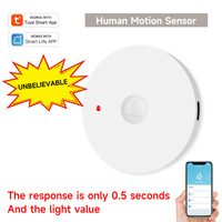 SIXWGH detektor PIR Sensor gerak manusia, sudut lebar 105 ° respon 0.8s kompatibel untuk baterai mobil garasi RV