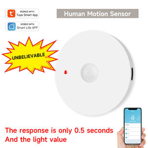 SIXWGH Smart 105 ° grand Angle capteur <span class=keywords><strong>de</strong></span> mouvement humain détecteur PIR réponse 0.8s Zigbee/WiFi Compatible pour batterie <span class=keywords><strong>de</strong></span> voiture <span class=keywords><strong>de</strong></span> Garage RV - Product Image 4