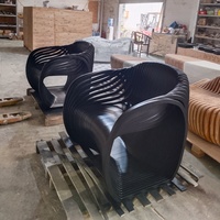 Chaise Paramétrique en Bois Massif, Chaise d'Attente pour Hôtel, Mobilier Paramétrique, Chaise en Bois Paramétrique, OEM