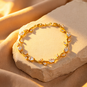 <span class=keywords><strong>Bracelet</strong></span> tendance en laiton plaqué argent avec breloque fleur de tulipe, style vintage, personnalisé, porte-bonheur, unisexe - Product Image 1