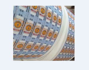 Impresión de papel de seguridad, tira de holograma, rollo de estampado en caliente, billete de puerta para evento de fútbol - Product Image 3