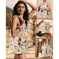 Sacs fourre-tout promotionnels en toile Youmigift personnalisés, écologiques, sans AZO, robustes, réutilisables, impression vif, pour femmes - Idéal pour le shopping