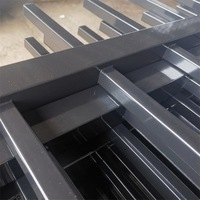 Paneles de Cerca Metálica de Acero Corten de Alta Resistencia, Galvanizados y con Recubrimiento en Polvo, de 6 pies x 8 pies, con Parte Superior Plana, Color Personalizado