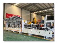 Nouvelle machine de chantournage automatique SHANSHU haute efficacité 8,6 kW 468 EVA avec pré-fraisage, raclage et contrôle PLC 380V pour MDF/panneaux de particules