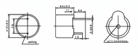 Avertisseur sonore électromagnétique actif intégré 12095 3V 5V, alarme électronique passive adaptée aux voitures jouets et aux appareils ménagers