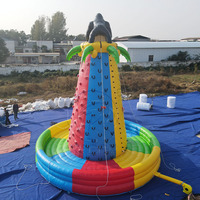 Mur d'escalade gonflable en PVC pour enfants, vente en gros d'usine, idéal pour événements extérieurs, parcs et parcs d'attractions commerciaux