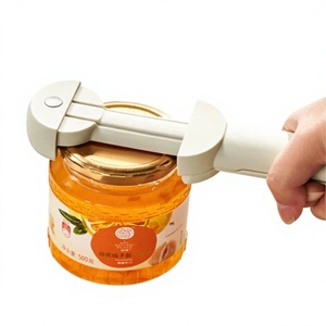 Ouvre-bouteille magnétique en acier inoxydable, ouvre-bouteille multifonctionnel pour diamètre 2.5-9.5cm, ouvre-bouteille réglable pour vin et bière, outil de cuisine - Product Image 1