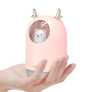 Portable 300ml Electric Air Humidifier Aroma Oil Diffuser USB Cool Mist Sprayer with Colorful Night Light for Home Car Dropship