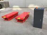 3500 kg Unterflur-Scherenhebebühne, kleine hydraulische Unterflur-Scherenhebebühne für Kfz-Werkstätten, CE-zertifiziert