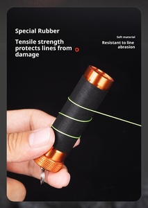 Outil anti-dérapant en aluminium pour nœuds - Outil de tirage de ligne et de nouage de crochets, pour nœuds FG/Blood, multi-usage, pour bobines - Product Image 6
