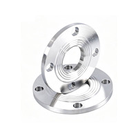 Bride en acier inoxydable poli SS304/SS316 Zhongwai PN10/PN16 RF/FF ASME B16.5 avec trous de boulons personnalisables, Hebei Chine