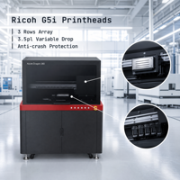 Mesin Cetak Silinder UV Ricoh G5i Kecepatan Tinggi dengan Rotasi 360 Derajat Tanpa Hambatan untuk Pencetakan Botol, Kerucut, dan Bola, Bersertifikasi CE