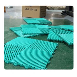 Azulejos de garaje para suelos de plástico de polipropileno, alfombrillas entrelazadas para detalles de automóviles y tienda de lavado de autos en el mercado de la - Product Image 4