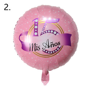 Palloncino in Alluminio a Forma di Stella da 18 Pollici per Festa di Compleanno Quindici Anni Rosa per Ragazze Mis Quince - Product Image 3