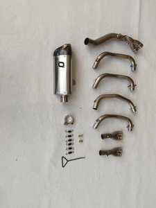 Échappement de moto ZX4R <span class=keywords><strong>2023</strong></span> pour KAWASAKI Ninja ZX-4R silencieux d'échappement tuyau en acier titane Racing tuyau d'échappement - Product Image 2