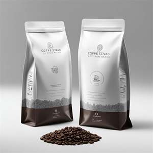 Logotipo de impresión personalizado 1 Kg Grano Café Bolsa de embalaje - Product Image 1