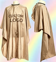Cape de Coiffure Imperméable Personnalisée pour Barbier – Tablier de Coiffure Beige pour Hommes