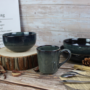 Jiuwang Lux Bộ Đồ Ăn Dine Set Món Ăn Bán Buôn Tùy Chỉnh Đám Cưới Sang Trọng Tráng Men Bắc Âu 16Pcs Sứ Vàng Đặt Bữa Ăn Tối Bộ Đồ Ăn - Product Image 5