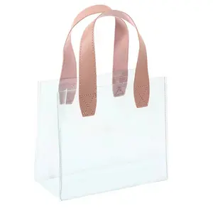 Nouveau sac de Shopping personnalisé élégant pour femmes, sac de plage en PVC, sacs à main imperméables, sacs fourre-tout transparents en gelée pour femmes