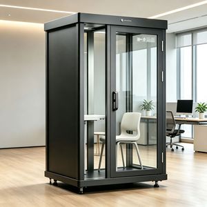 Cabine de bureau acoustique individuelle <span class=keywords><strong>Wow</strong></span>-ton, cabine de réunion insonorisée, salle de réunion portable, cabine de travail intérieure en acier inoxydable - Product Image 2