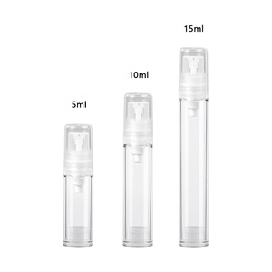 Exclusive Design Plastic Bottle <b>Sprays</b> Empty Perfume Bottle 5Ml Storage Vial Airless Pump Pet Plastic Bottle for Perfume - Product Image 4
