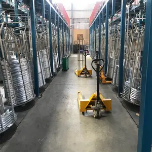 Iron wire hot dipped galvanizing production equipment with annealing furnace