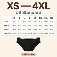 Culottes menstruelles anti-fuites pour femmes, flux abondant, absorbantes, respirantes, en nylon et élasthanne, taille mi-haute, protection intégrale