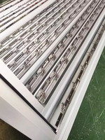 Clips de fixation pour cadres de persiennes en aluminium à ouverture horizontale pour fenêtres extérieures - Accessoires pare-soleil et ventilation