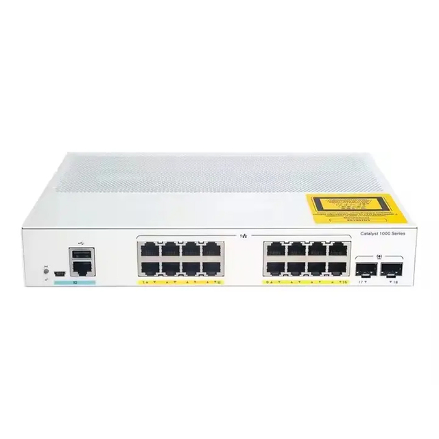 New Original Ciscos Stock 16 Port Ethernet Gigabit Smart Network Switch C1200-16T-2G