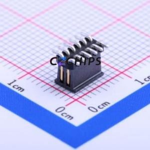 20021121-00012C4LF Pin Header SMD,P=1.27mm Connector ( Pin Structure: 2x6P )( Pitch: 1.27mm )( Row Spacing: 1.27mm ) - Product Image 2