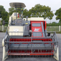 Moissonneuse-batteuse multifonction autopropulsée 88 CV pour riz et blé avec criblage et triage du sol, moteur et boîte de vitesses