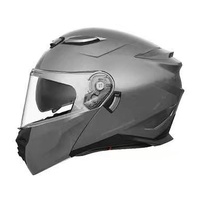 Casques de moto à double visière avec coque ABS, mentonnière relevable, coussinets d'oreille amovibles, boucle de sécurité, doublure en coton confortable, vente en gros